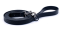 Celtic Sport Midnight Black Leather Dog Leash